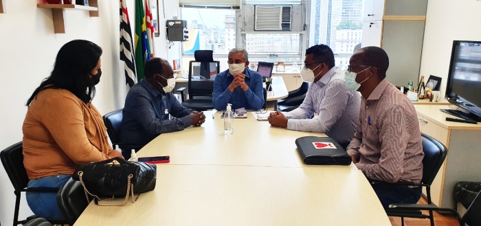 Robson Santos é recebido na Câmara Municipal de São Paulo