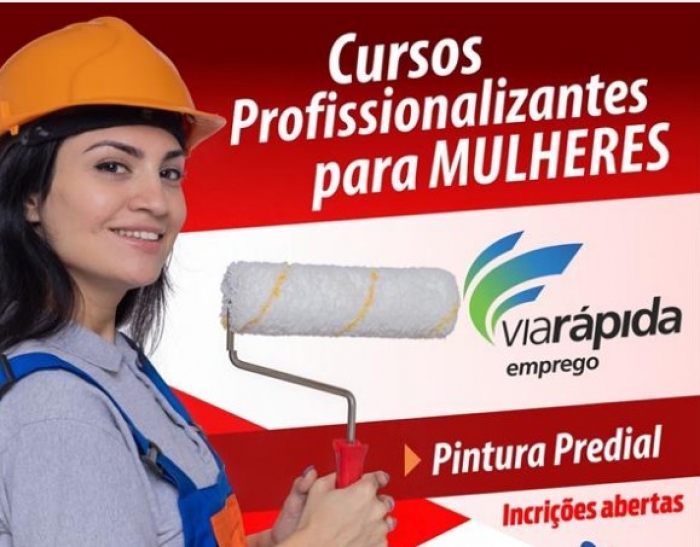 Mauá oferece curso de pintura predial para mulheres
