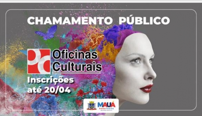Chamamento público para Oficinas Culturais é aberto em Mauá