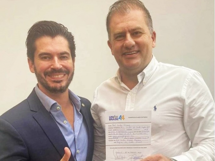 Junior Orosco se filia ao União Brasil e diz que momento exige muito diálogo político