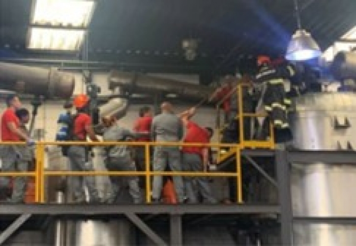 Explosão de tanque de solvente em Mauá