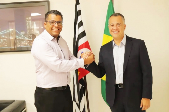 Robson Santos é recebido pelo vice-presidente da Assembleia Legislativa de São Paulo