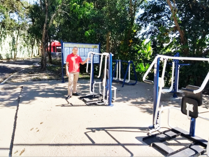 Após mais de um ano de luta, vereador Pastor Valdeci Santos conquista academia ao ar livre