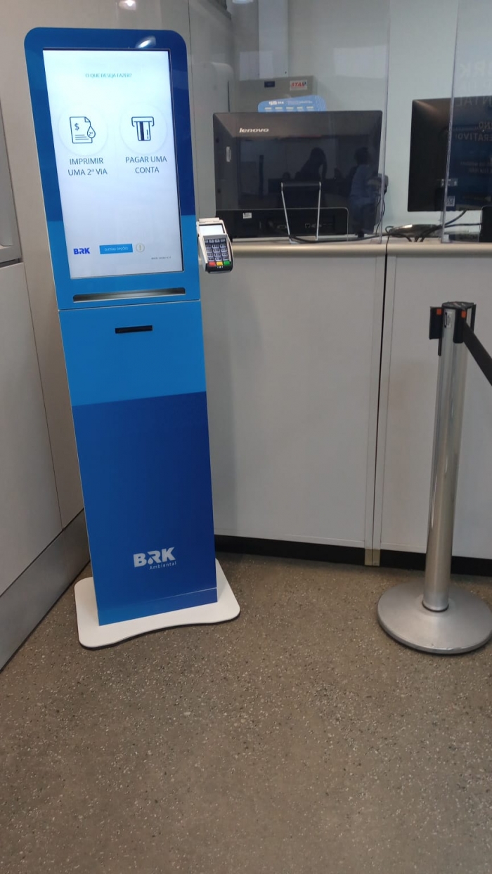 BRK disponibiliza totem digital de autoatendimento no Poupatempo Mauá