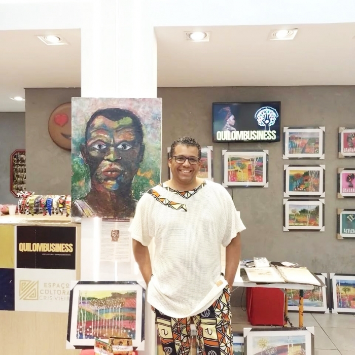 Robson Santos prestigia exposição sobre o Dia da Mulher Negra Latino-Americana