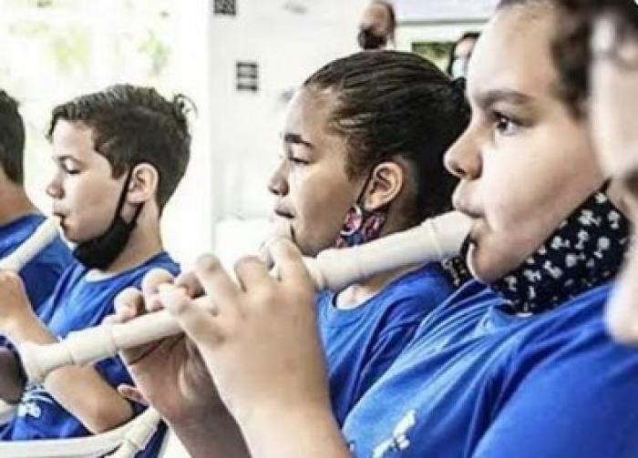 Banda Lyra faz apresentação no Teatro Municipal de Mauá