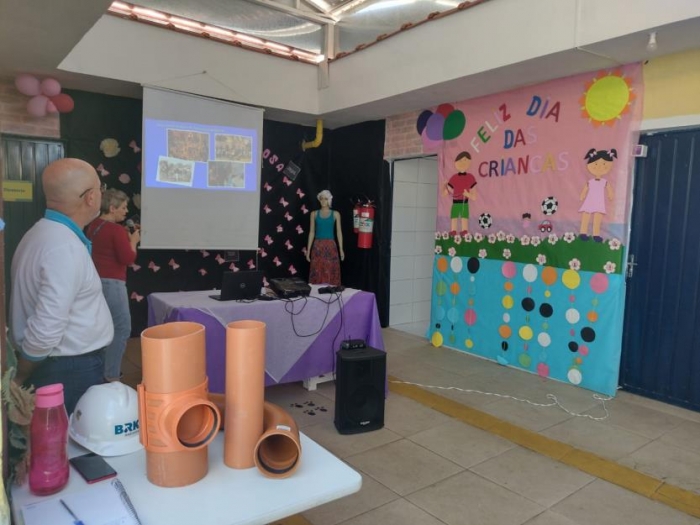 BRK realiza palestras de conscientização sobre o sistema de coleta e tratamento de esgoto de Mauá