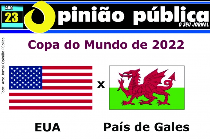 EUA e País de Gales empatam por 1 a 1 na Copa do Mundo