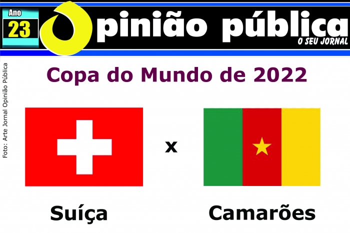 Pelo grupo do Brasil, Suíça vence Camarões na estreia da Copa do Mundo