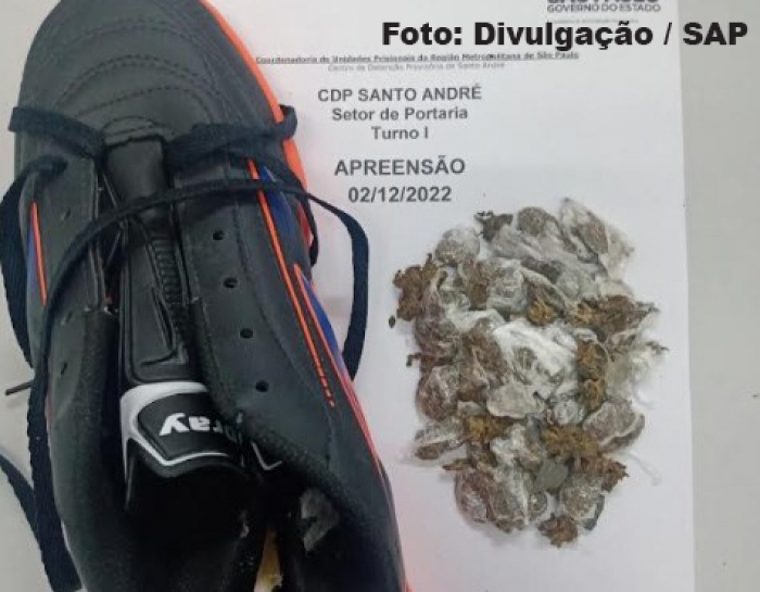 Visitante é flagrado tentando levar drogas para unidade prisional de Santo André