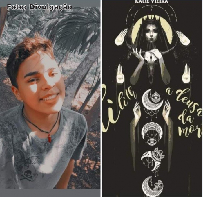 Aluno da Escola Estadual Professora Emília Crem Dos Santos se destaca e lança livro