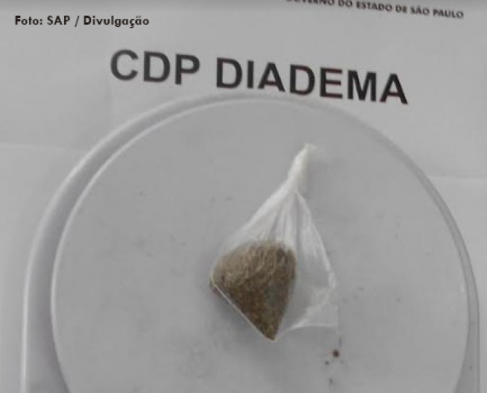 Visitante tenta entrar no CDP de Diadema com maconha escondida em sua vestimenta