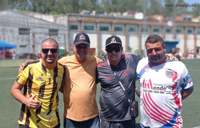Chiquinho do Zaíra prestigia início das Copas de Veteranos do futebol de várzea mauaense