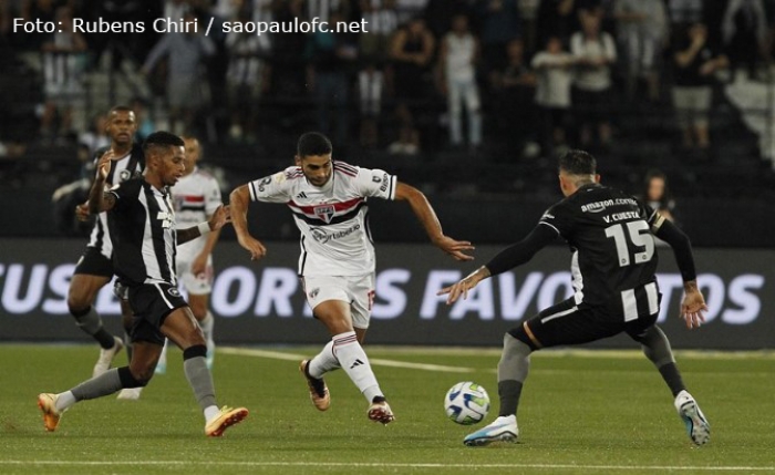 São Paulo é derrotado pelo Botafogo na abertura do Brasileirão