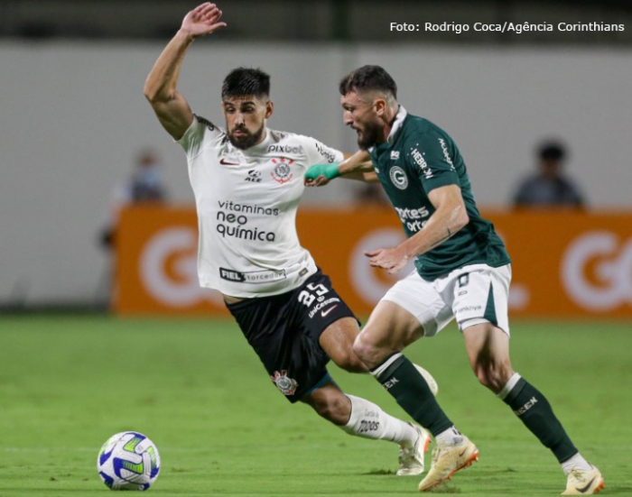 Corinthians é derrotado de virada pelo Goiás