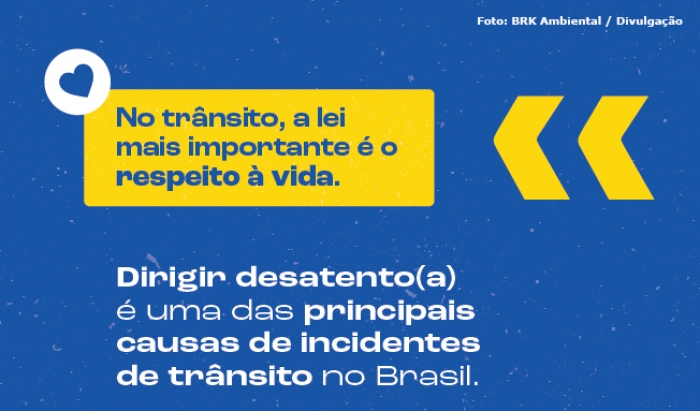 BRK trabalha conscientização e atitudes seguras no trânsito no “Maio Amarelo”