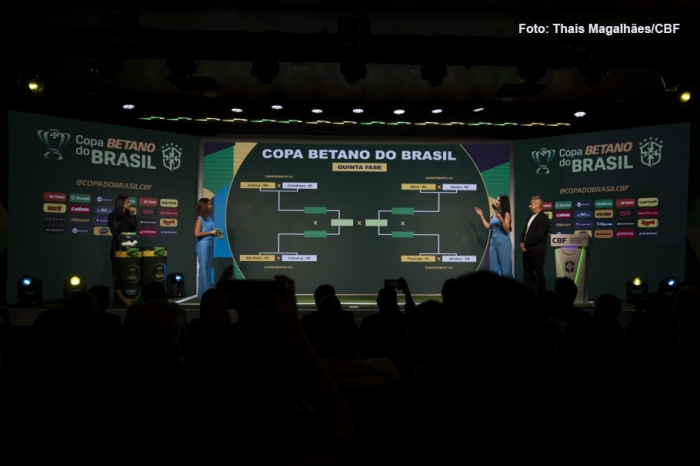 CBF sorteia os confrontos das quartas de final da Copa do Brasil