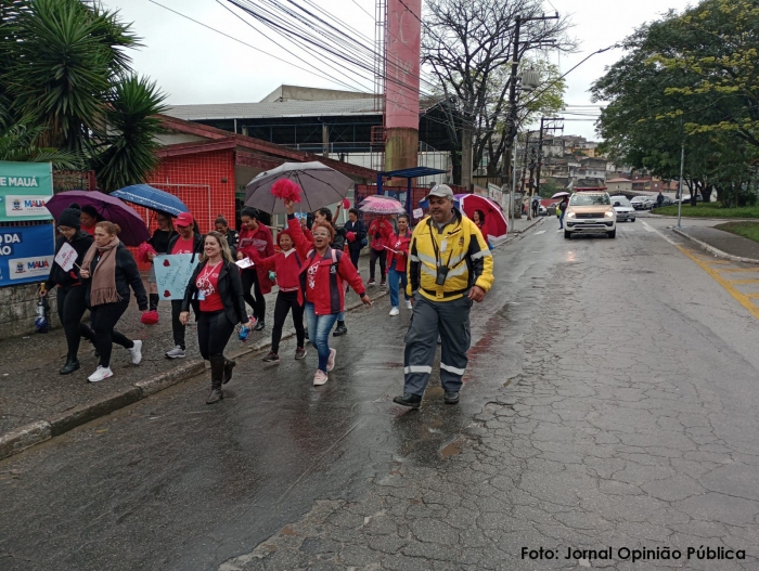 Mauá realiza caminhada para incentivar a doação de sangue