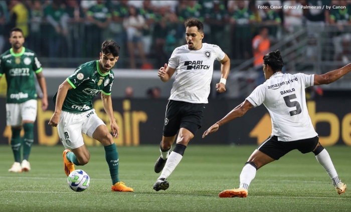 Palmeiras perde pênalti e é derrotado pelo líder Botafogo