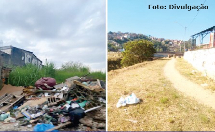 Após pedido de Chiquinho do Zaíra, SSU faz limpeza de córrego no Jardim Santa Cecília
