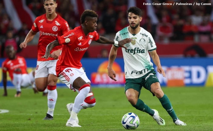 Palmeiras empata sem gols com o Internacional pelo Brasileirão