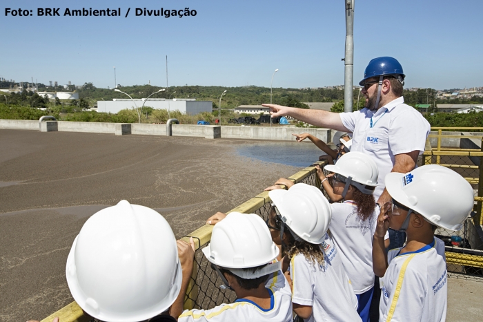 Estação de Tratamento de Esgoto de Mauá recebeu 578 visitantes no primeiro semestre deste ano