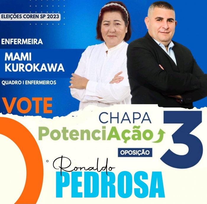 Ronaldo Pedrosa declara apoio a Mami Kurokawa na eleição do Coren